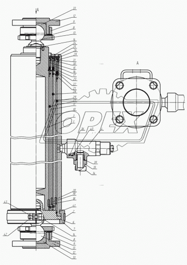 5511-8603103-30 Плунжер (шток) гидроцилиндра 1-й КАМАЗ-УВК